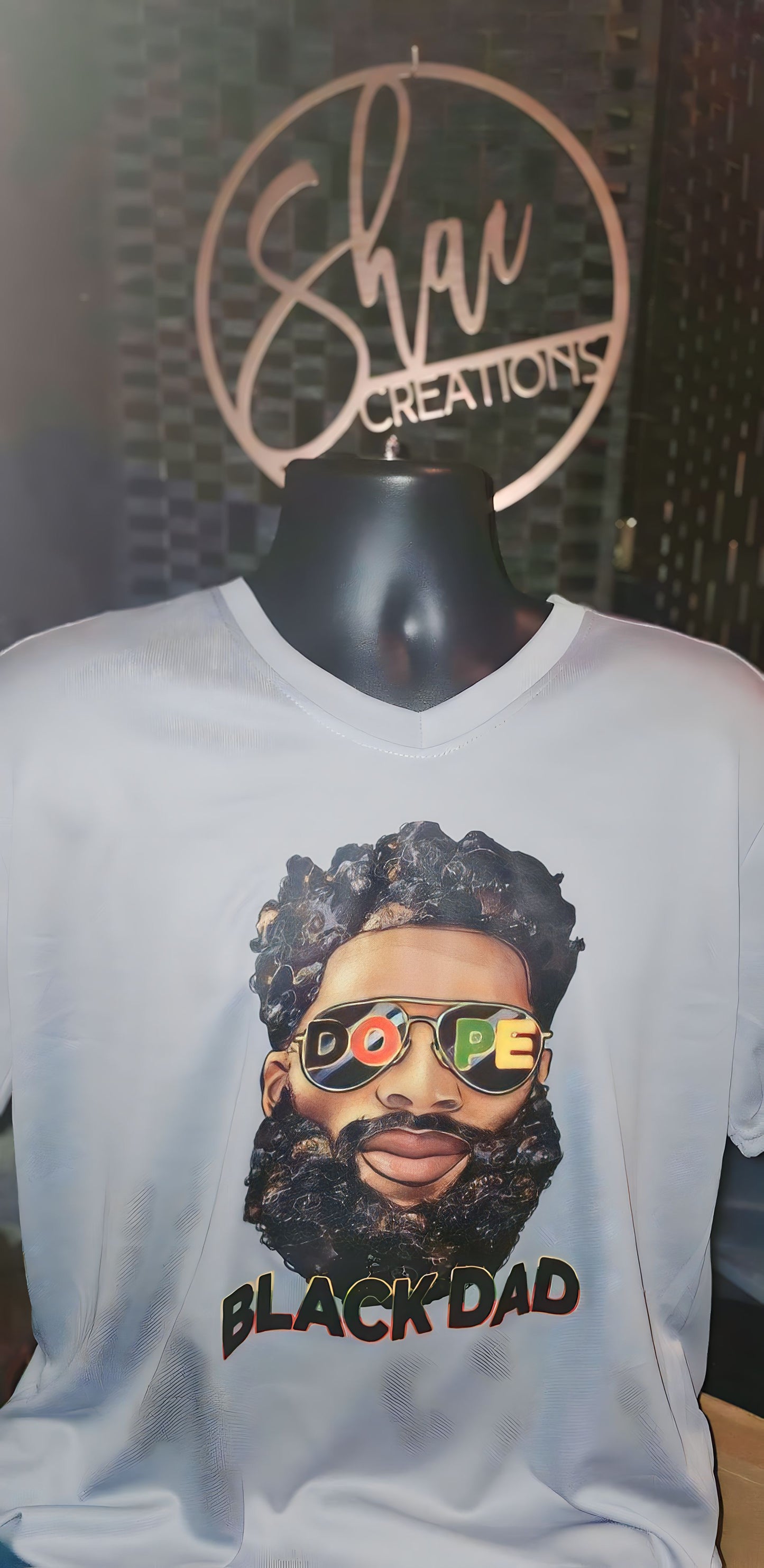 “Dope Black Dad” short sleeve T-shirt