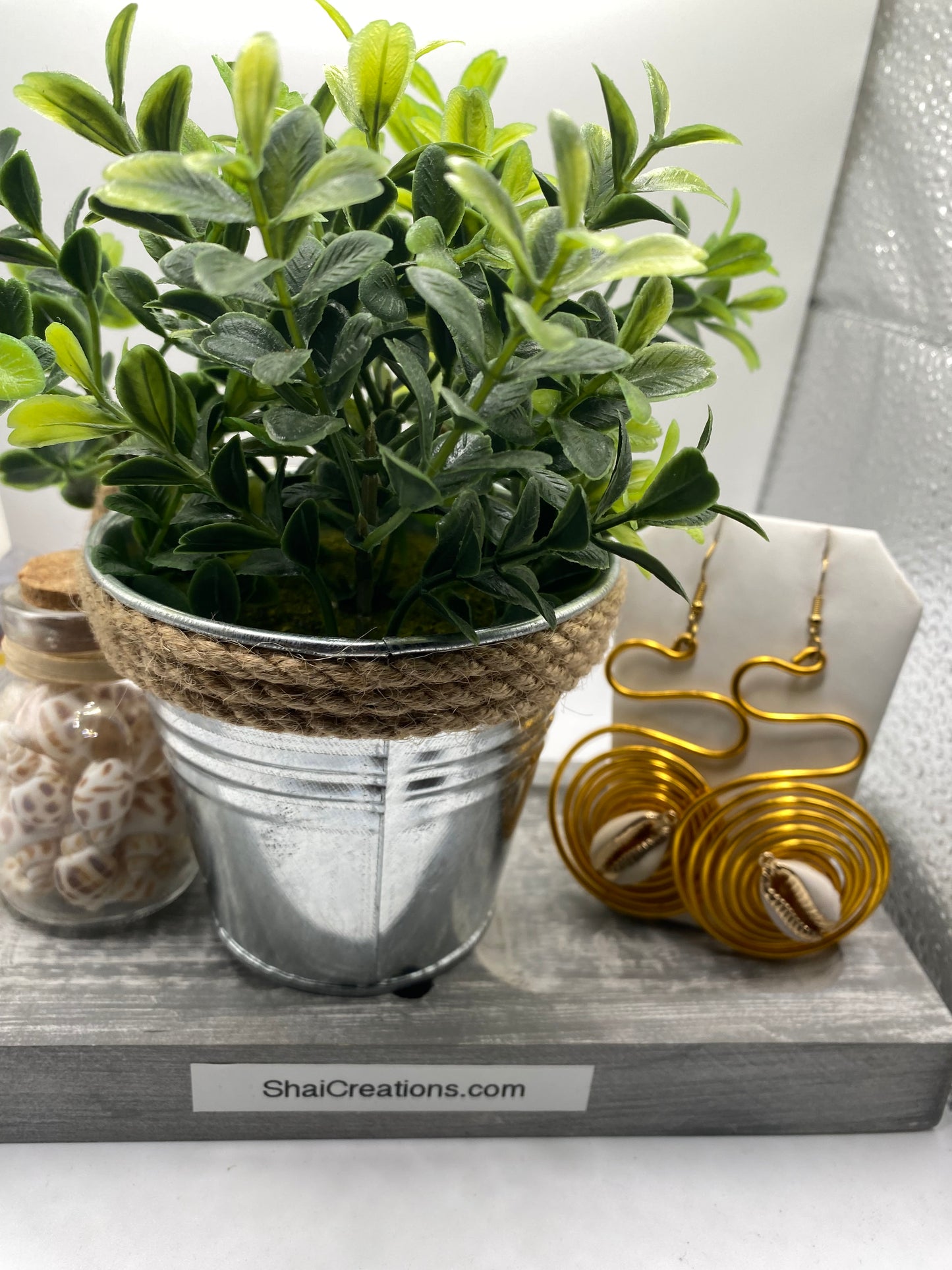 Spiral Cowie Design Wire Earrings