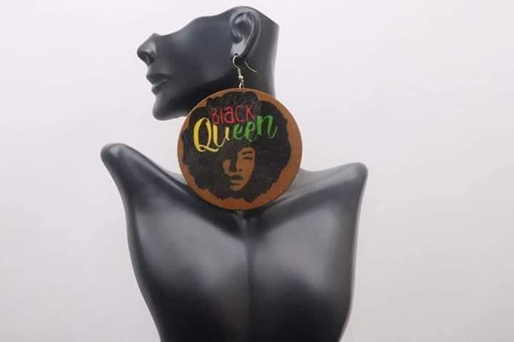 “Black Queen” Earrings