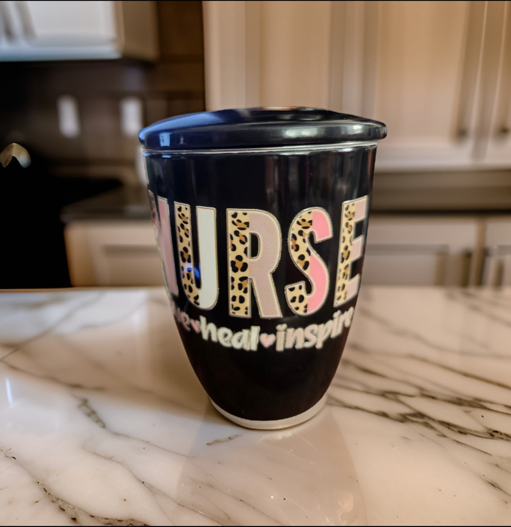 DESIGN-NURSE TEA W INFUSER/COFFEE 15 oz cup