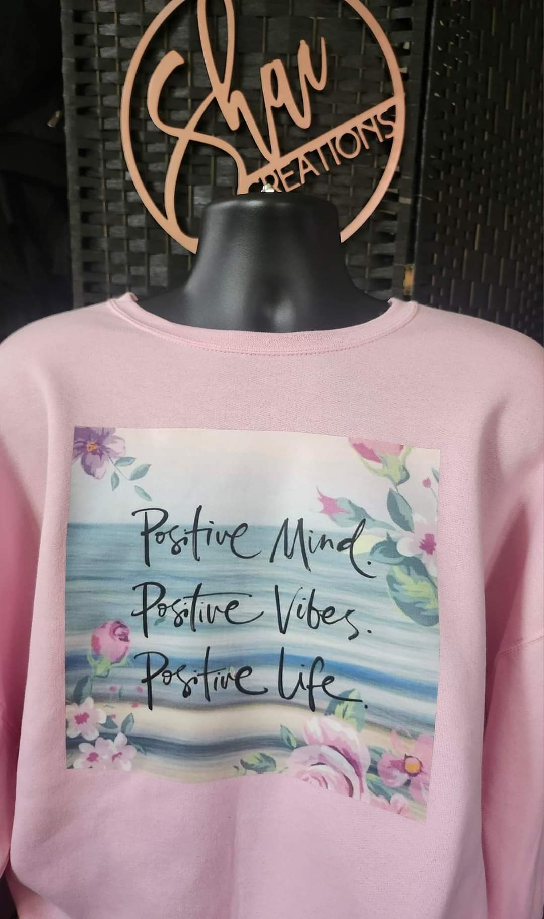 "Positive Mind" "Positive Vibes" "Positive Life" Sweatshirt