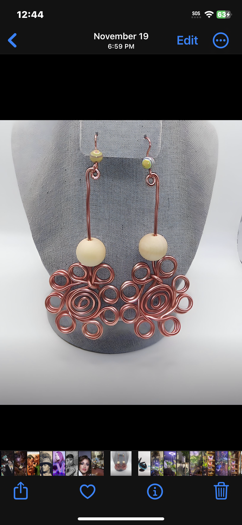 Spiral Design Earrings